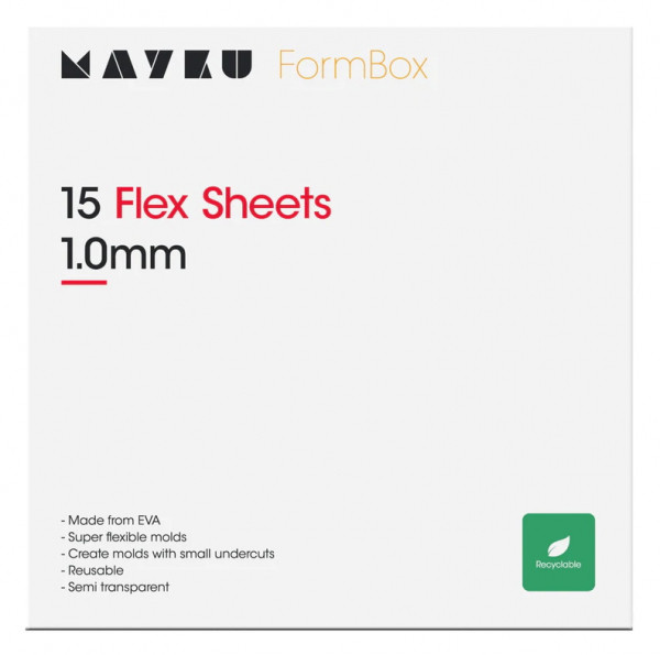 Mayku Flex Sheets 1 mm transparant (15 stuks) MFBFSA2100 DAR00778 - 1