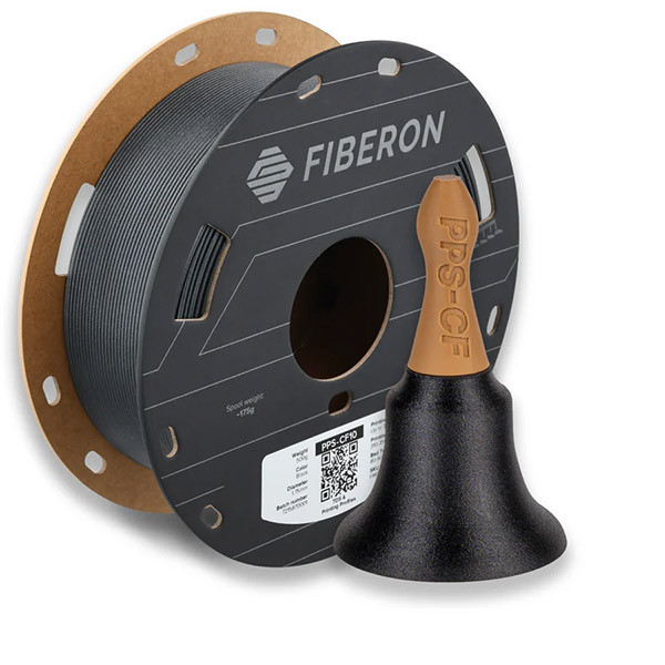 Polymaker Fiberon PPS-CF10 Filament 1,75 mm Black 0,5 kg FM01001 DFP14556 - 1