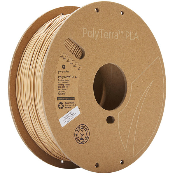 Polymaker PolyTerra PLA filament 1,75 mm Peanut 1 kg PM70909 DFP14237 - 1