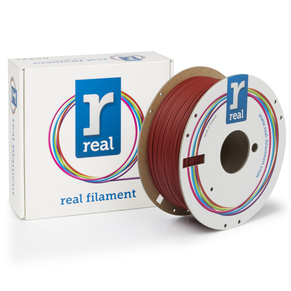 REAL filament Dark Red 1,75 mm PLA Mat 1 kg  DFP02356 - 1