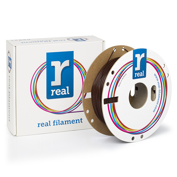 REAL filament bruin 1,75 mm PLA 0,5 kg  DFP02273 - 1