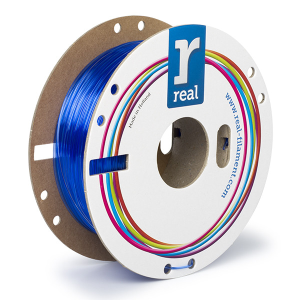 REAL filament transparant blauw 1,75 mm PETG 0,5 kg  DFP02228 - 2