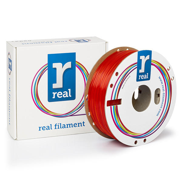 REAL filament transparant oranje 1,75 mm PETG 1 kg  DFP02369 - 1