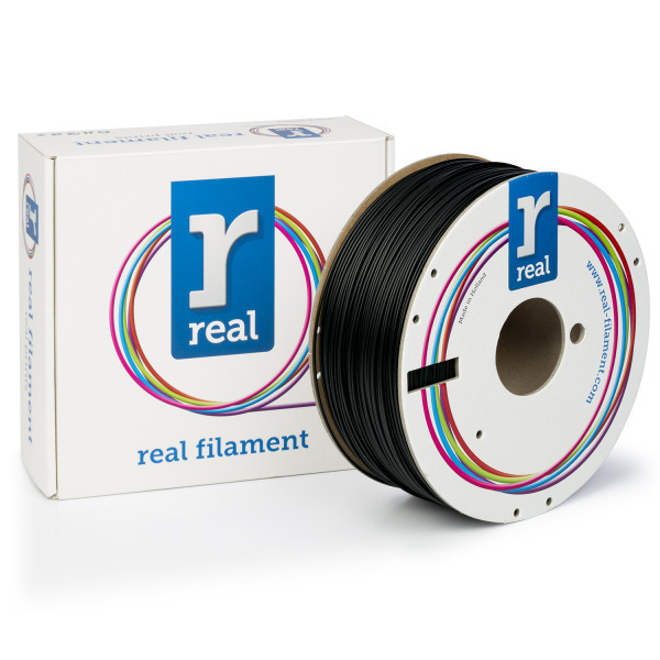 REAL filament zwart 1,75 mm PC-ABS 1 kg  DFP02379 - 1