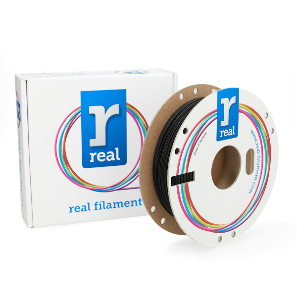 REAL filament zwart 1,75 mm PLA Mat 0,5 kg  DFP02241 - 1