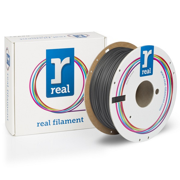 REAL filament zwart 1,75 mm PLA Mat 1 kg  DFP02242 - 1