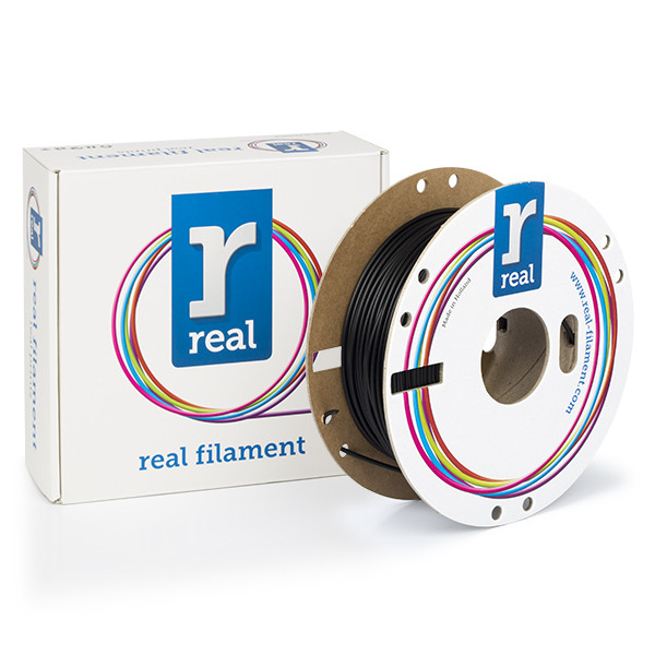 REAL filament zwart 2,85 mm PLA Mat 0,5 kg  DFP02243 - 1