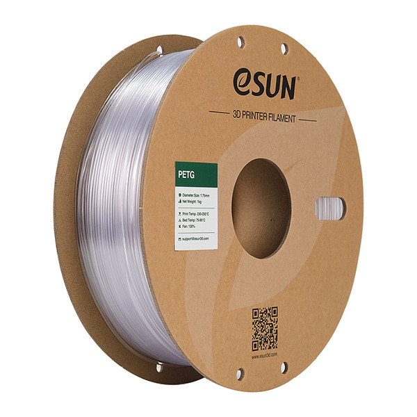 eSun PETG filament 1,75 mm Natural 1 kg PETG175N1 DFE20045 - 1