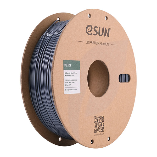 eSun PETG filament 1,75 mm Solid Grey 1 kg  DFE20273 - 1