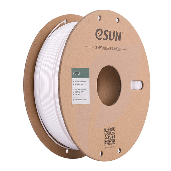 eSun PETG filament 1,75 mm Solid White 1 kg  DFE20051 - 1