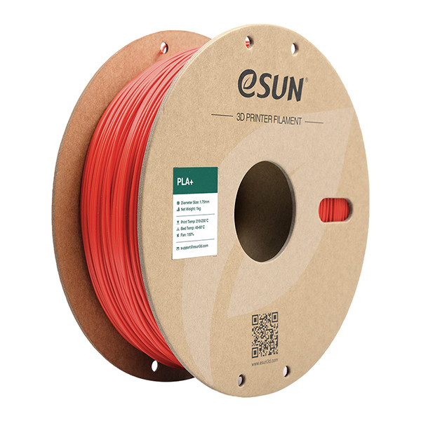 eSun PLA+ filament 1,75 mm Red 1 kg PLA175R1 DFE20101 - 1