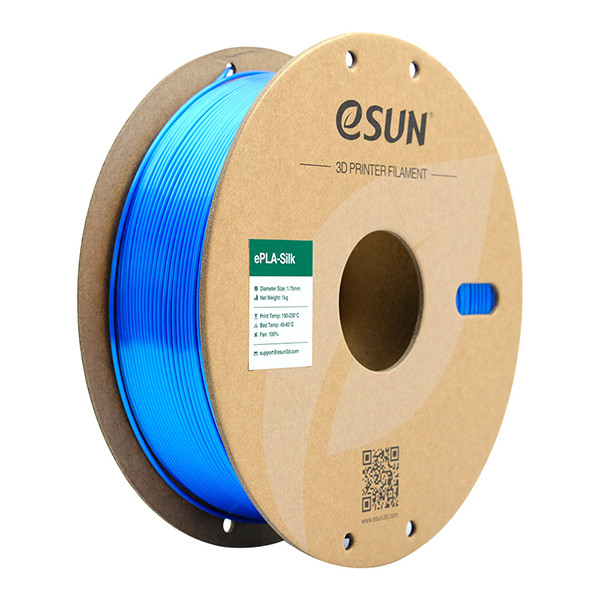 eSun eSilk-PLA filament 1,75 mm Blue 1 kg eSilk-PLA175U1 DFE20192 - 1