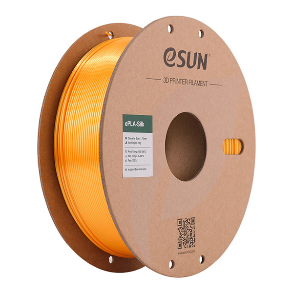 eSun eSilk-PLA filament 1,75 mm Dark Yellow 1 kg eSilk-PLA175DY1 DFE20195 - 1