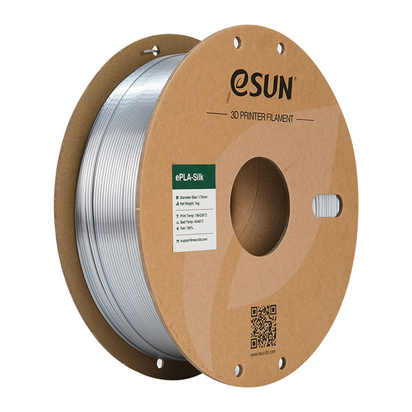 eSun eSilk-PLA filament 1,75 mm Silver 1 kg eSilk-PLA175S1 DFE20203 - 1