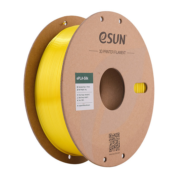 eSun eSilk-PLA filament 1,75 mm Yellow 1 kg eSilk-PLA175Y1 DFE20206 - 1