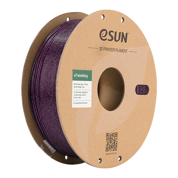 eSun eTwinkling filament 1,75 mm Purple 1 kg  DFE20269 - 1